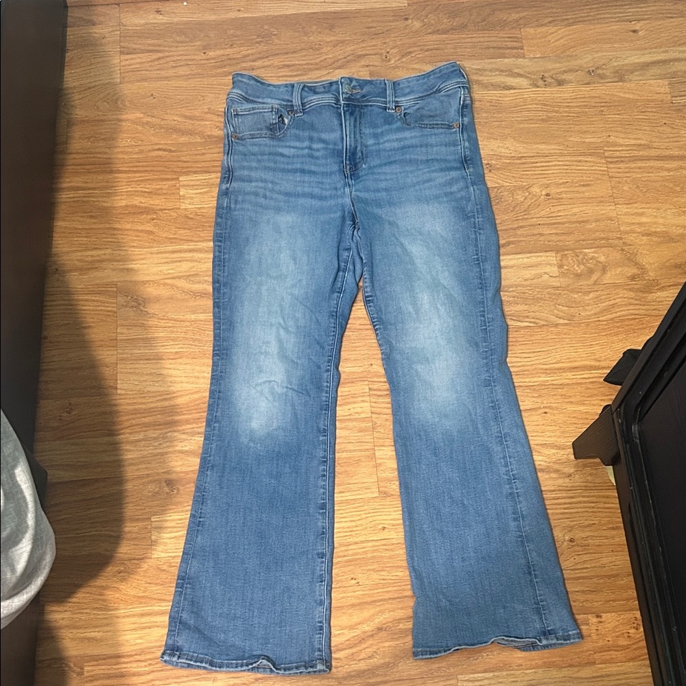 American Eagle Outfitters Light Blue Flare Jeans